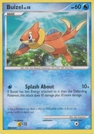 Buizel DP Trainer Kit Manaphy & Lucario - Common