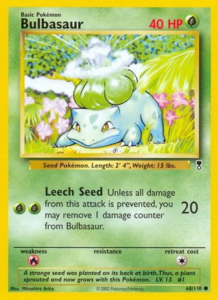 Bulbasaur/110 - Reverse Holofoil Legendary Collection - Common