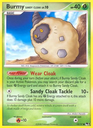 Burmy Sandy Cloak 012 POP Series 7 - Common