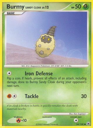 Burmy Sandy Cloak - Reverse Holofoil Majestic Dawn - Common