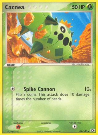 Cacnea - Reverse Holofoil Emerald - Common
