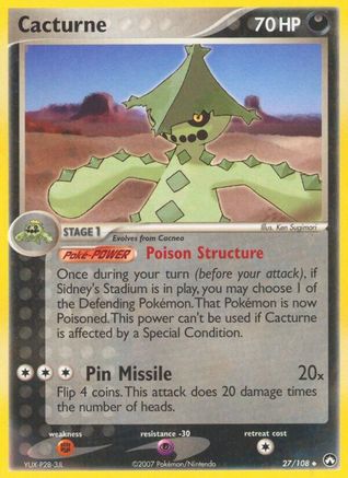Cacturne Power Keepers - Uncommon