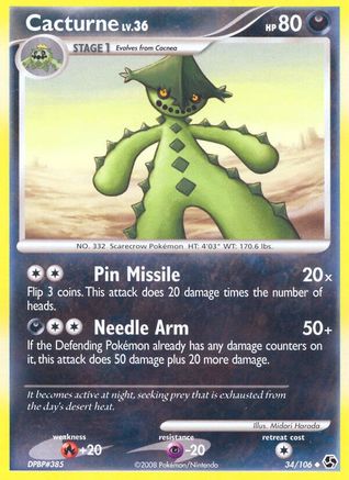 Cacturne Great Encounters - Uncommon