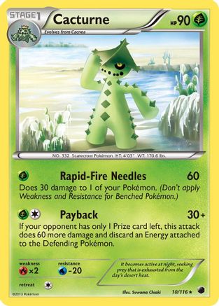 Cacturne Plasma Freeze - Rare
