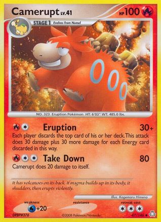 Camerupt Legends Awakened - Uncommon