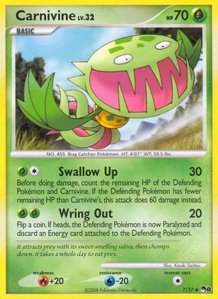 Carnivine POP Series 8 - Uncommon