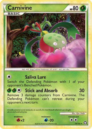 Carnivine - Reverse Holofoil Triumphant - Rare