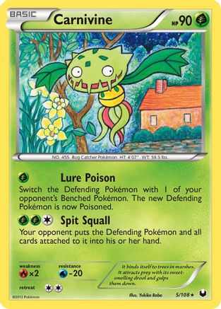 Carnivine - Reverse Holofoil Dark Explorers - Rare