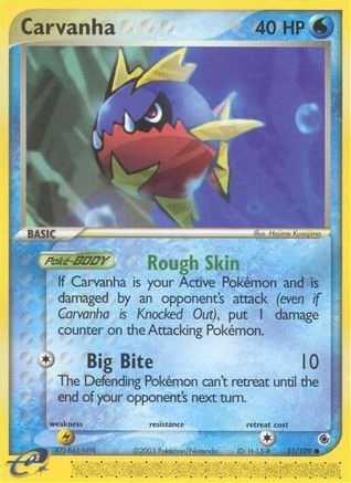 Carvanha/109 - Reverse Holofoil Ruby and Sapphire - Common
