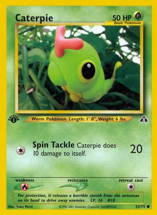 Caterpie 053 - 1st Edition Neo Discovery - Common