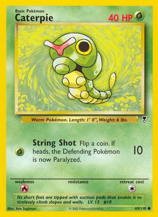 Caterpie/110 - Reverse Holofoil Legendary Collection - Common