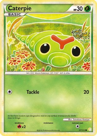 Caterpie 057 HeartGold SoulSilver - Common