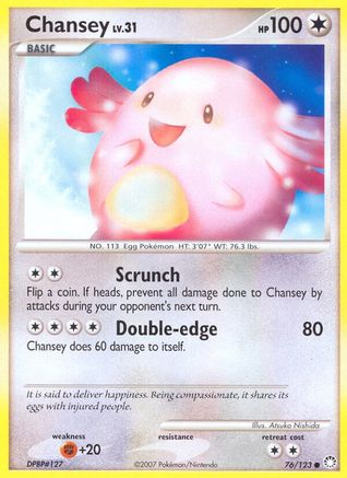 Chansey 076 Mysterious Treasures - Common