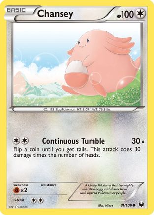 Chansey (81) (81) 081 Dark Explorers - Common