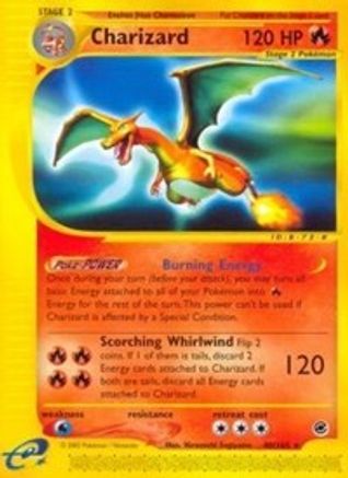 Charizard (40) - Reverse Holofoil Expedition - Rare