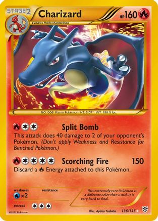 Charizard - Holofoil Plasma Storm - Secret Rare