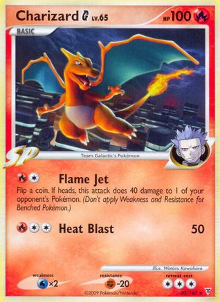 Charizard G - Reverse Holofoil Supreme Victors - Rare