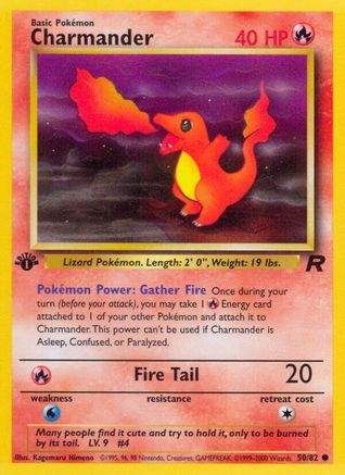 Charmander 050 - Unlimited Team Rocket - Common