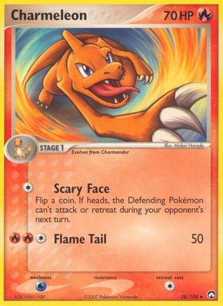 Charmeleon 028 - Reverse Holofoil Power Keepers - Uncommon