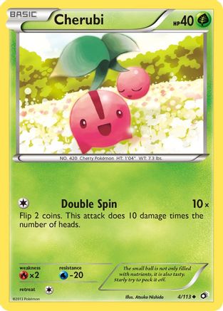 Cherubi - Reverse Holofoil Legendary Treasures - Uncommon