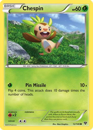 Chespin 012/146 XY Base Set - Common