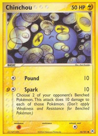 Chinchou - 56/101/101 Hidden Legends - Common