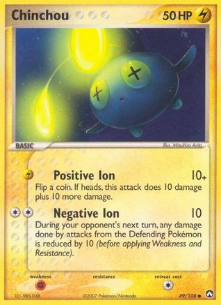 Chinchou Power Keepers - Common