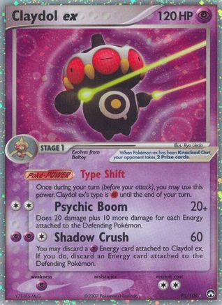 Claydol ex - Holofoil Power Keepers - Ultra Rare
