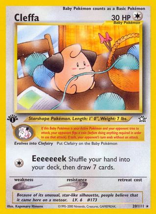 Cleffa 020 - 1st Edition Neo Genesis - Rare