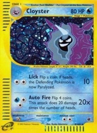 Cloyster (8) - Holofoil Expedition - Holo Rare