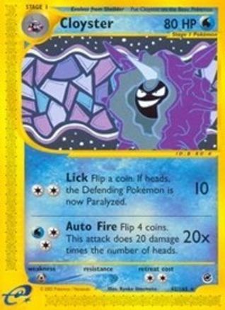 Cloyster (42) - Reverse Holofoil Expedition - Rare