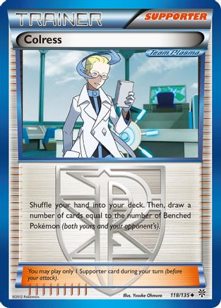 Colress (Team Plasma) 118 Plasma Storm - Uncommon