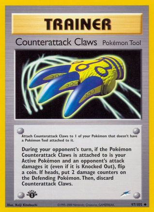 Counterattack Claws - 1st Edition Neo Destiny - Uncommon
