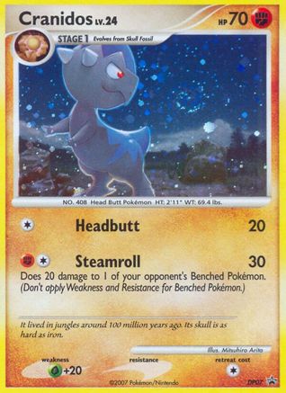 Cranidos - DP07 - Holofoil Diamond and Pearl Promos - Promo