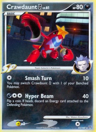 Crawdaunt G - Reverse Holofoil Supreme Victors - Rare