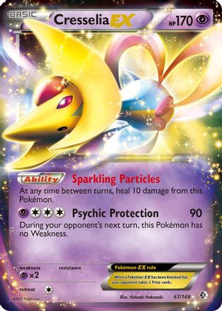Cresselia EX - Holofoil Boundaries Crossed - Ultra Rare