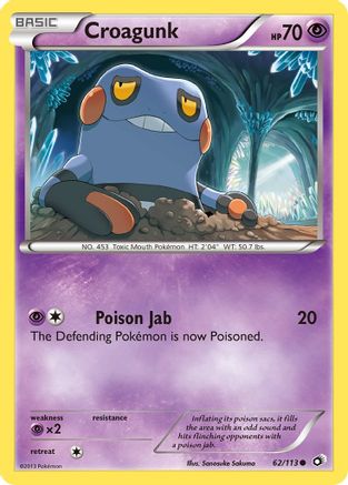 Croagunk Legendary Treasures - Common
