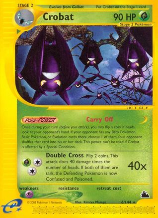 Crobat (6) Skyridge - Rare
