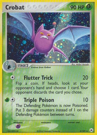 Crobat - Reverse Holofoil Hidden Legends - Holo Rare