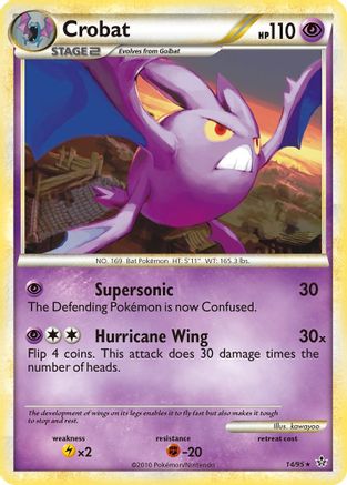 Crobat Unleashed - Rare