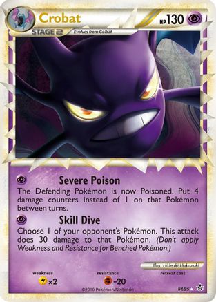 Crobat (Prime) - Holofoil Unleashed - Ultra Rare