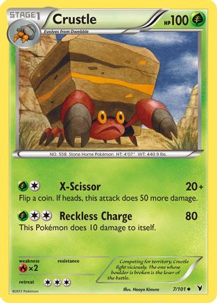 Crustle - Reverse Holofoil Noble Victories - Uncommon