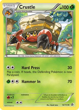 Crustle Legendary Treasures - Uncommon