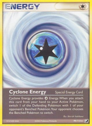 Cyclone Energy - Reverse Holofoil Unseen Forces - Uncommon