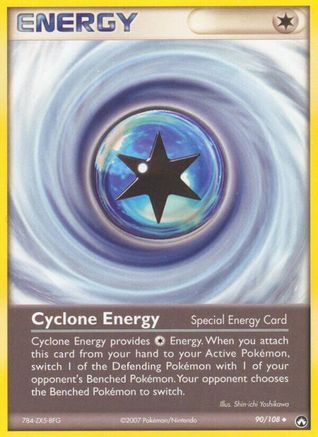 Cyclone Energy 090 - Reverse Holofoil Power Keepers - Uncommon