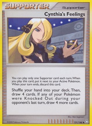 Cynthia's Feelings 131 - Reverse Holofoil Legends Awakened - Uncommon