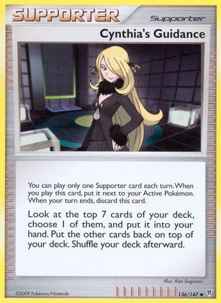 Cynthia's Guidance - Reverse Holofoil Supreme Victors - Uncommon