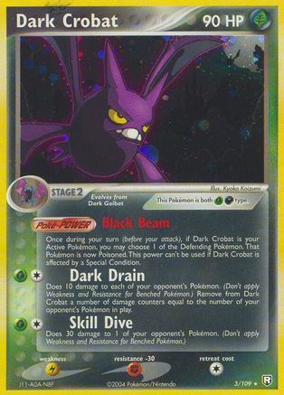 Dark Crobat 003 Team Rocket Returns - Holo Rare