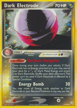 Dark Electrode 004 Team Rocket Returns - Holo Rare