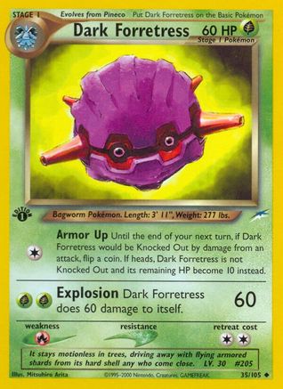 Dark Forretress/105 - 1st Edition Neo Destiny - Uncommon